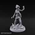 Crystal Conjuring Sorceress Miniature for Dungeons and Dragons, Pathfinder or other TTRPGs