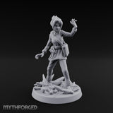 Crystal Conjuring Sorceress Miniature for Dungeons and Dragons, Pathfinder or other TTRPGs