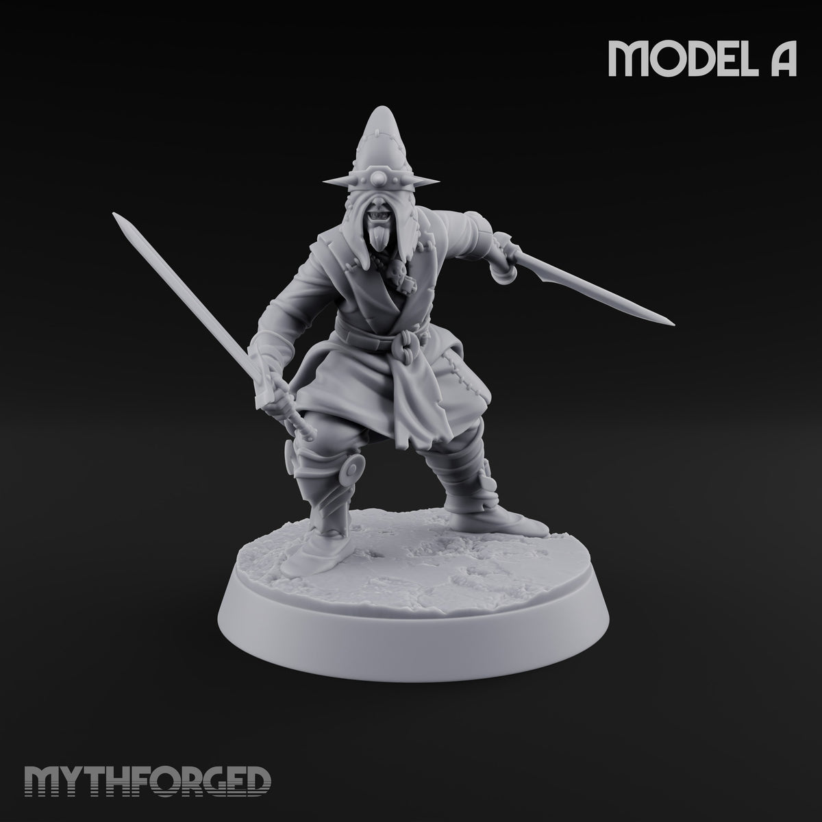 Masks On, Doctrine Off Human Cultist A — Sword & Curved Blade
