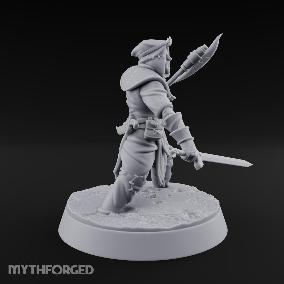 Masks On, Doctrine Off Human Cultist B — Axe & Sword