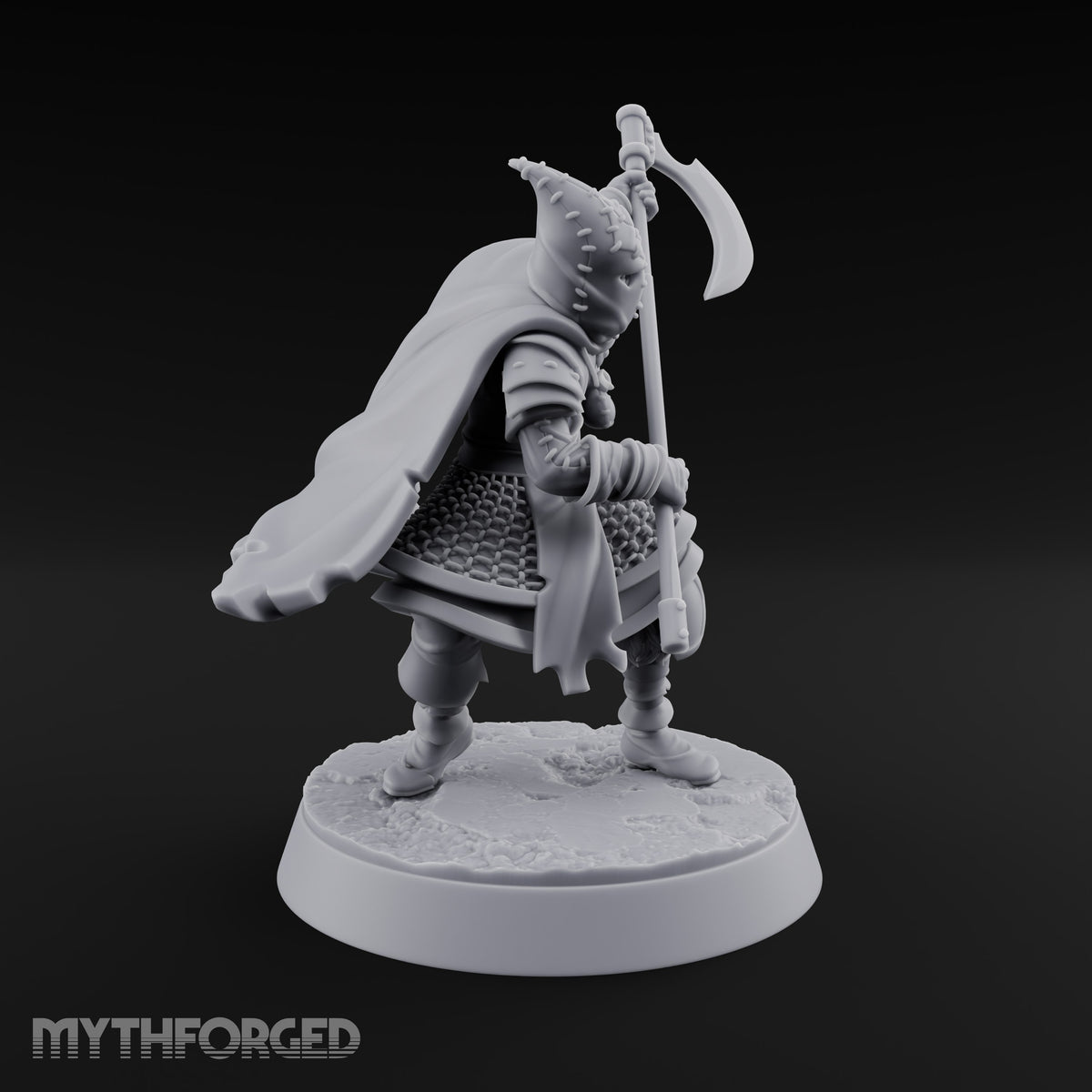 Masks On, Doctrine Off Human Cultist D — Poleaxe