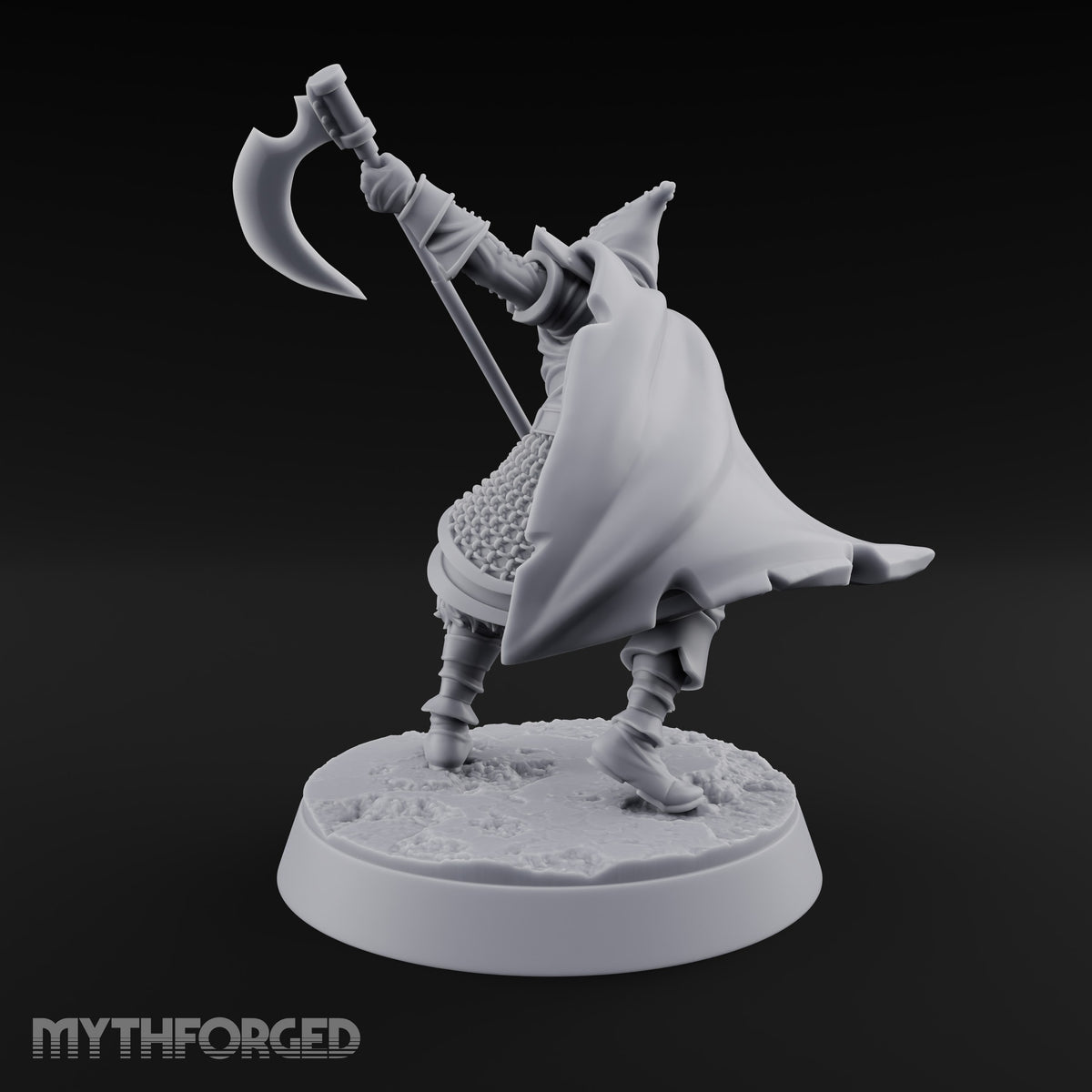 Masks On, Doctrine Off Human Cultist D — Poleaxe
