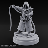 Noose Coiled Ready Human Cultist Miniature for Dungeons and Dragons, Pathfinder or other TTRPGs