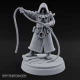 Noose Coiled Ready Human Cultist Miniature for Dungeons and Dragons, Pathfinder or other TTRPGs