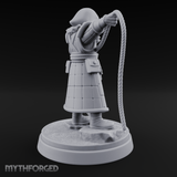 Noose Coiled Ready Human Cultist Miniature for Dungeons and Dragons, Pathfinder or other TTRPGs