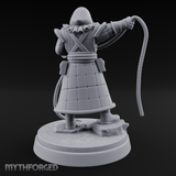 Noose Coiled Ready Human Cultist Miniature for Dungeons and Dragons, Pathfinder or other TTRPGs