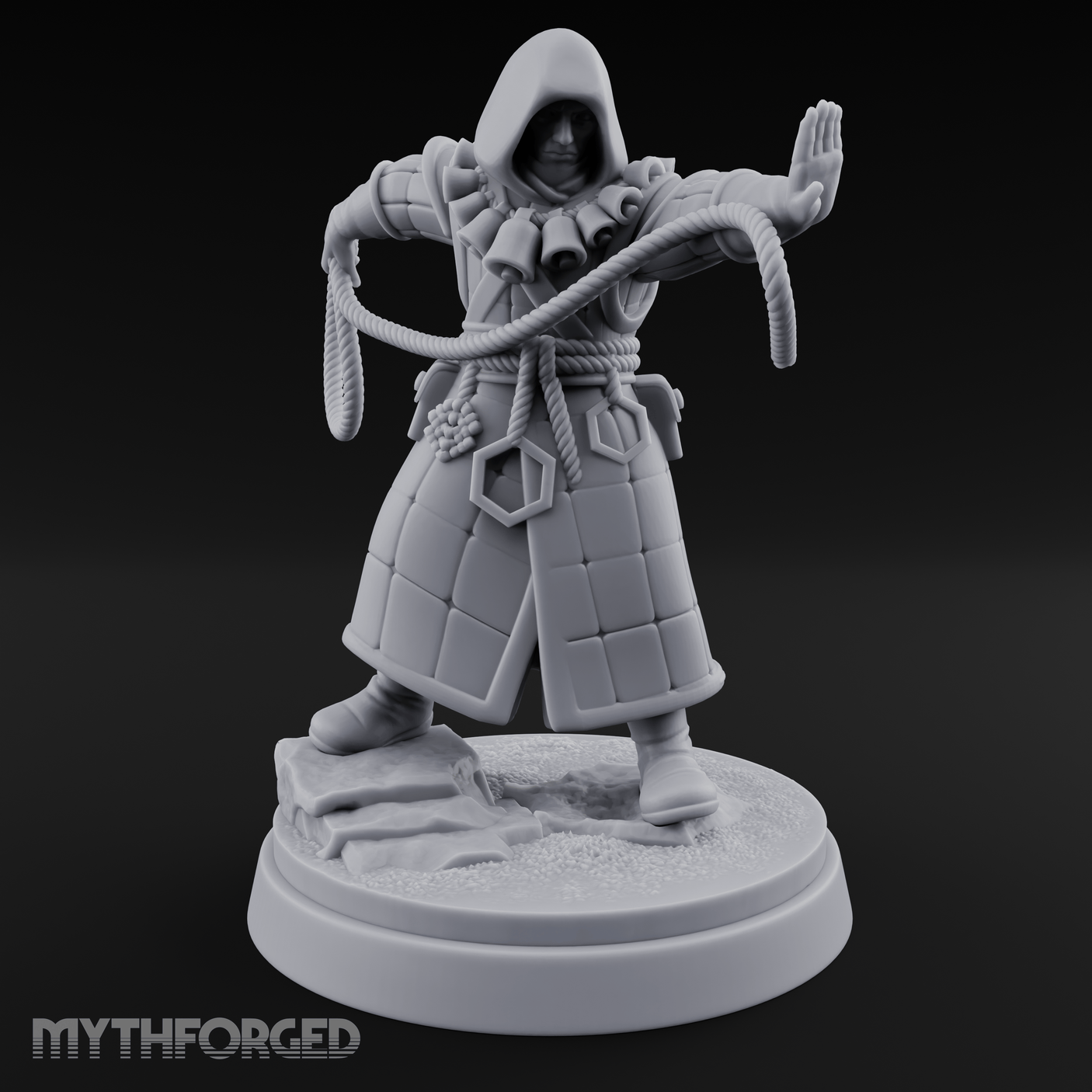 Ropes Juggling Conjurer Human Cultist Miniature for Dungeons and Dragons, Pathfinder or other TTRPGs
