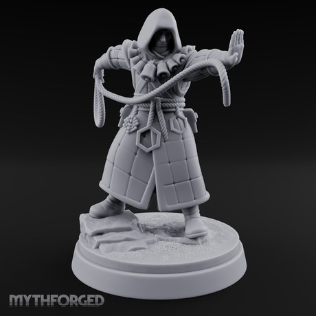 Ropes Juggling Conjurer Human Cultist Miniature for Dungeons and Dragons, Pathfinder or other TTRPGs