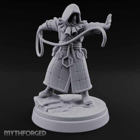Ropes Juggling Conjurer Human Cultist Miniature for Dungeons and Dragons, Pathfinder or other TTRPGs