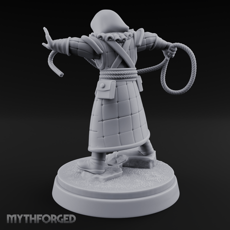 Ropes Juggling Conjurer Human Cultist Miniature for Dungeons and Dragons, Pathfinder or other TTRPGs