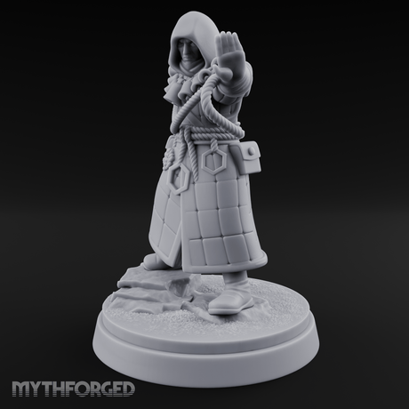 Ropes Juggling Conjurer Human Cultist Miniature for Dungeons and Dragons, Pathfinder or other TTRPGs