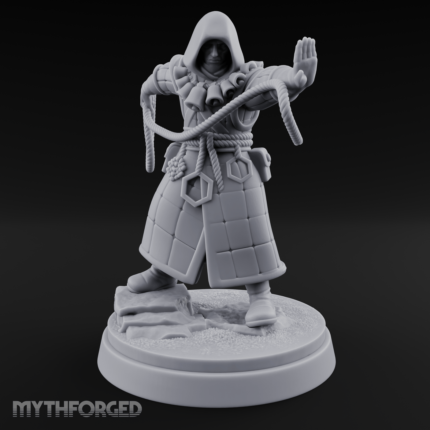 Ropes Juggling Conjurer Human Cultist Miniature for Dungeons and Dragons, Pathfinder or other TTRPGs