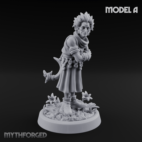 Whispering Wickedness Human Cultist Miniature for Dungeons and Dragons, Pathfinder or other TTRPGs