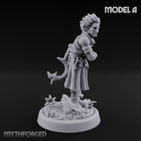 Whispering Wickedness Human Cultist A Miniature for Dungeons and Dragons, Pathfinder or other TTRPGs