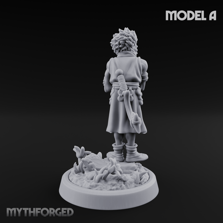 Whispering Wickedness Human Cultist A Miniature for Dungeons and Dragons, Pathfinder or other TTRPGs