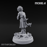 Whispering Wickedness Human Cultist A Miniature for Dungeons and Dragons, Pathfinder or other TTRPGs