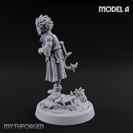 Whispering Wickedness Human Cultist A Miniature for Dungeons and Dragons, Pathfinder or other TTRPGs