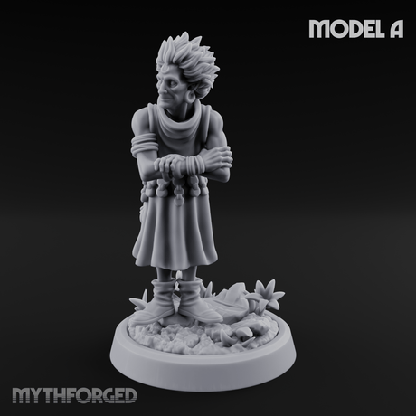 Whispering Wickedness Human Cultist A Miniature for Dungeons and Dragons, Pathfinder or other TTRPGs