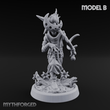 Whispering Wickedness Human Cultist B Miniature for Dungeons and Dragons, Pathfinder or other TTRPGs