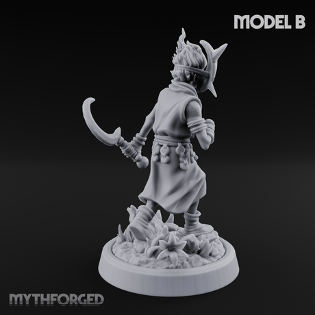 Whispering Wickedness Human Cultist B Miniature for Dungeons and Dragons, Pathfinder or other TTRPGs