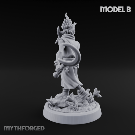 Whispering Wickedness Human Cultist B Miniature for Dungeons and Dragons, Pathfinder or other TTRPGs