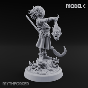 Whispering Wickedness Human Cultist C Miniature for Dungeons and Dragons, Pathfinder or other TTRPGs