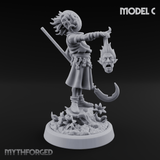 Whispering Wickedness Human Cultist Miniature for Dungeons and Dragons, Pathfinder or other TTRPGs