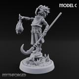 Whispering Wickedness Human Cultist C Miniature for Dungeons and Dragons, Pathfinder or other TTRPGs