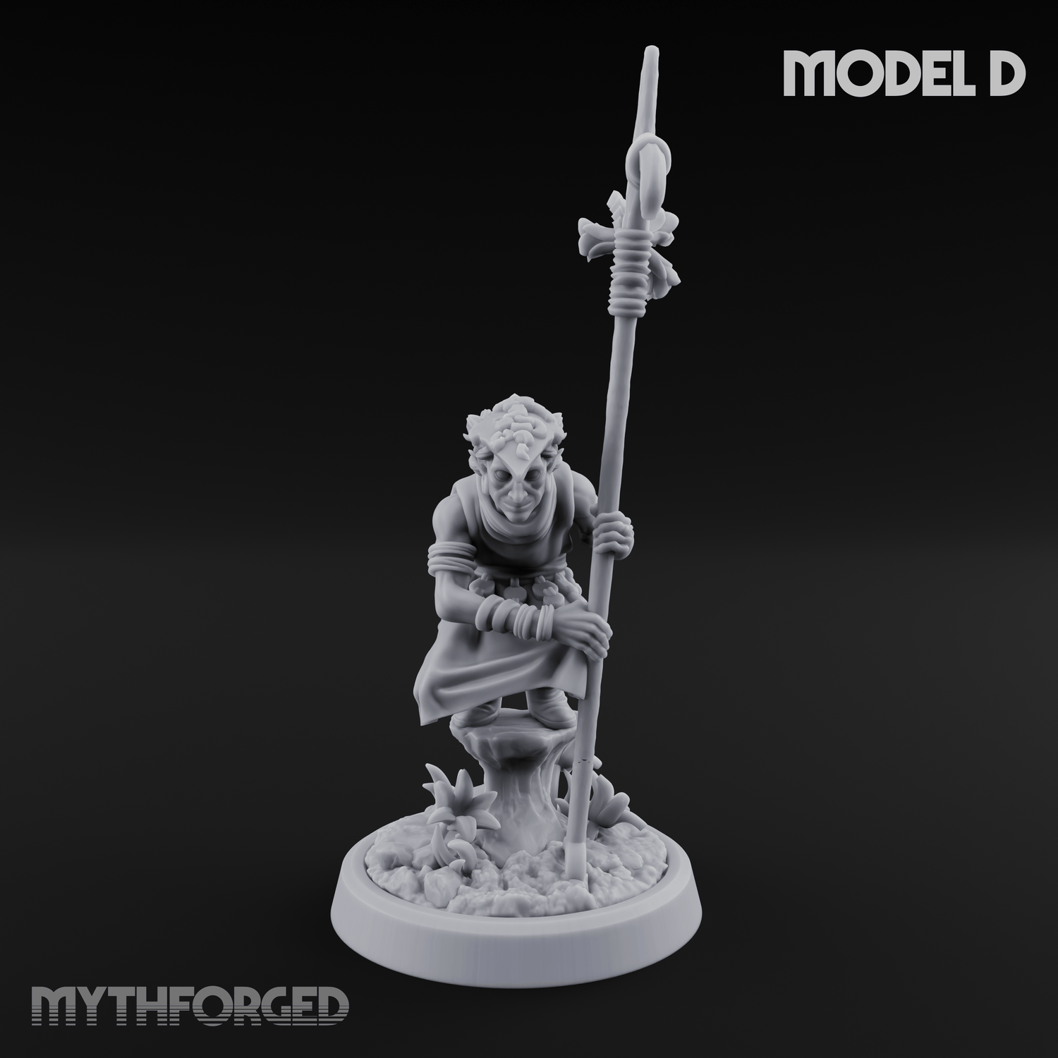 Whispering Wickedness Human Cultist Miniature for Dungeons and Dragons, Pathfinder or other TTRPGs