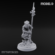Whispering Wickedness Human Cultist D Miniature for Dungeons and Dragons, Pathfinder or other TTRPGs