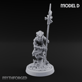 Whispering Wickedness Human Cultist D Miniature for Dungeons and Dragons, Pathfinder or other TTRPGs