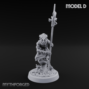 Whispering Wickedness Human Cultist D Miniature for Dungeons and Dragons, Pathfinder or other TTRPGs