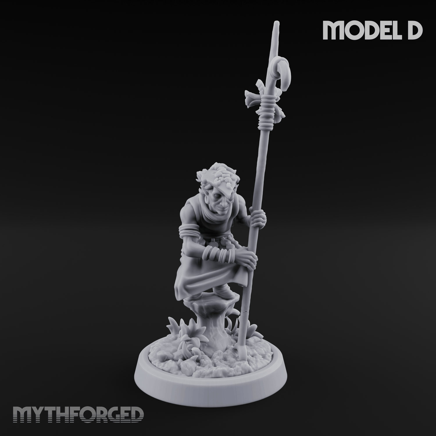 Whispering Wickedness Human Cultist Miniature for Dungeons and Dragons, Pathfinder or other TTRPGs
