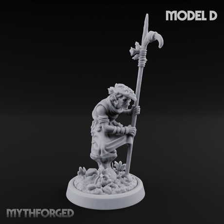 Whispering Wickedness Human Cultist Miniature for Dungeons and Dragons, Pathfinder or other TTRPGs