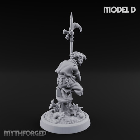 Whispering Wickedness Human Cultist D Miniature for Dungeons and Dragons, Pathfinder or other TTRPGs