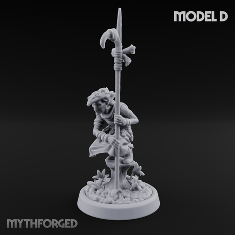 Whispering Wickedness Human Cultist D Miniature for Dungeons and Dragons, Pathfinder or other TTRPGs