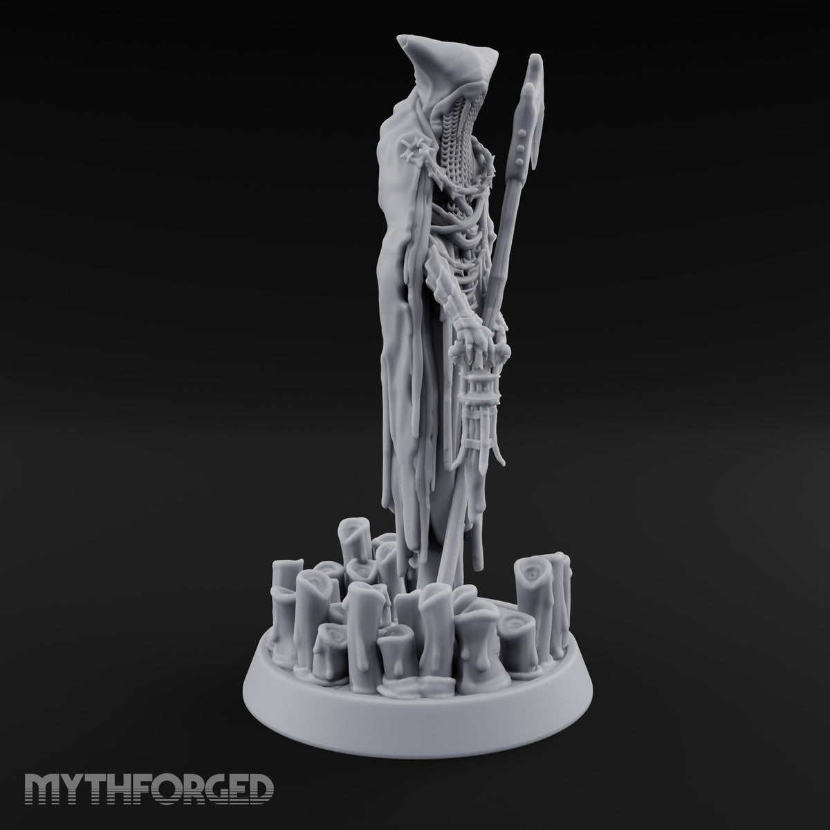 Snuffed Candles, Lit Lantern Wraith Scythe Reaper B
