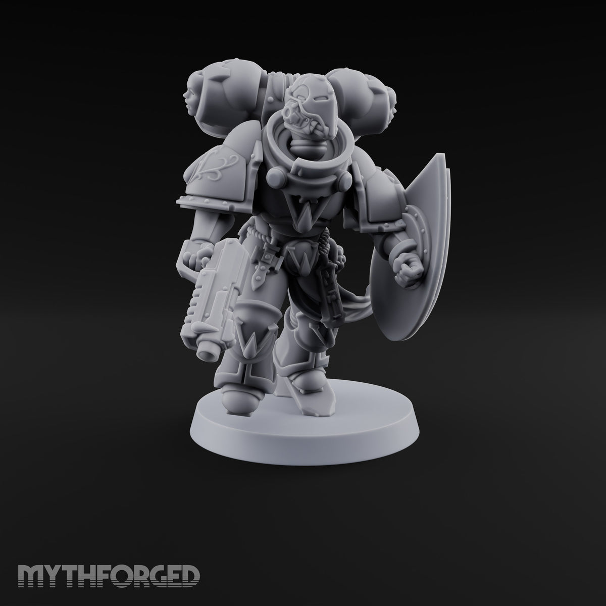 Drop Zone Reached Human Jump Pack Soldier A — Pistol and Shield