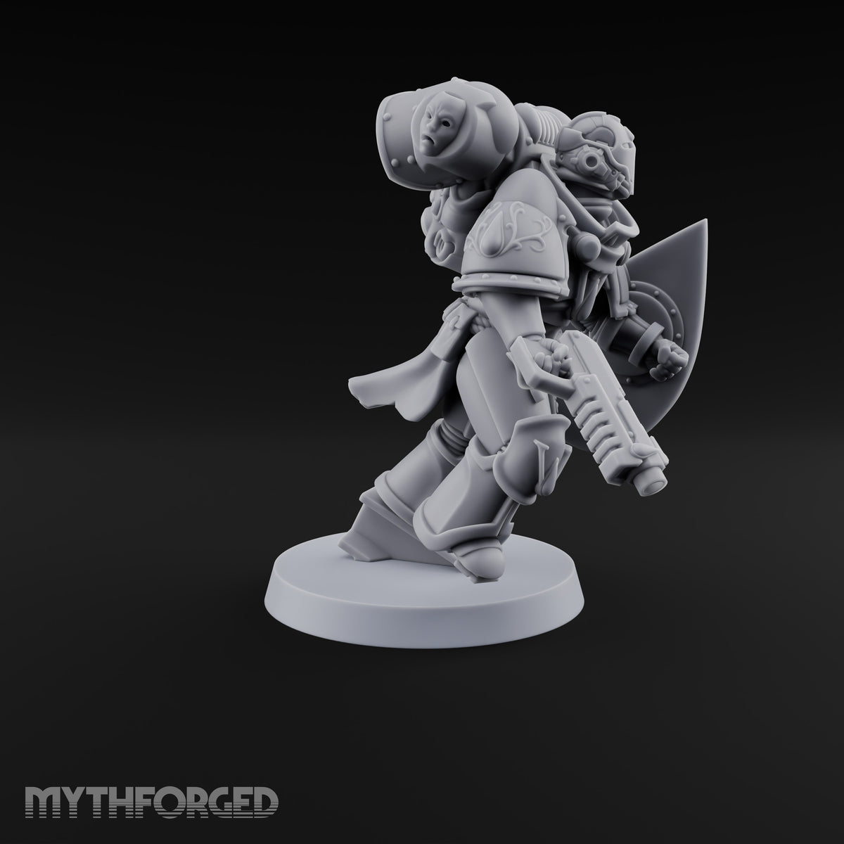 Drop Zone Reached Human Jump Pack Soldiers — A · Pistol and Shield + Greatsword