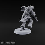 Drop Zone Reached Human Jump Pack Soldier A — Pistol and Shield