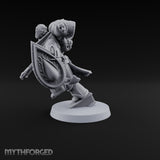 Drop Zone Reached Human Jump Pack Soldier A — Pistol and Shield