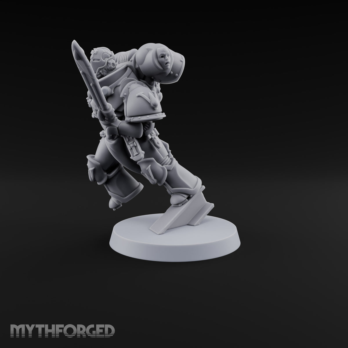 Drop Zone Reached Human Jump Pack Soldier B — Greatsword