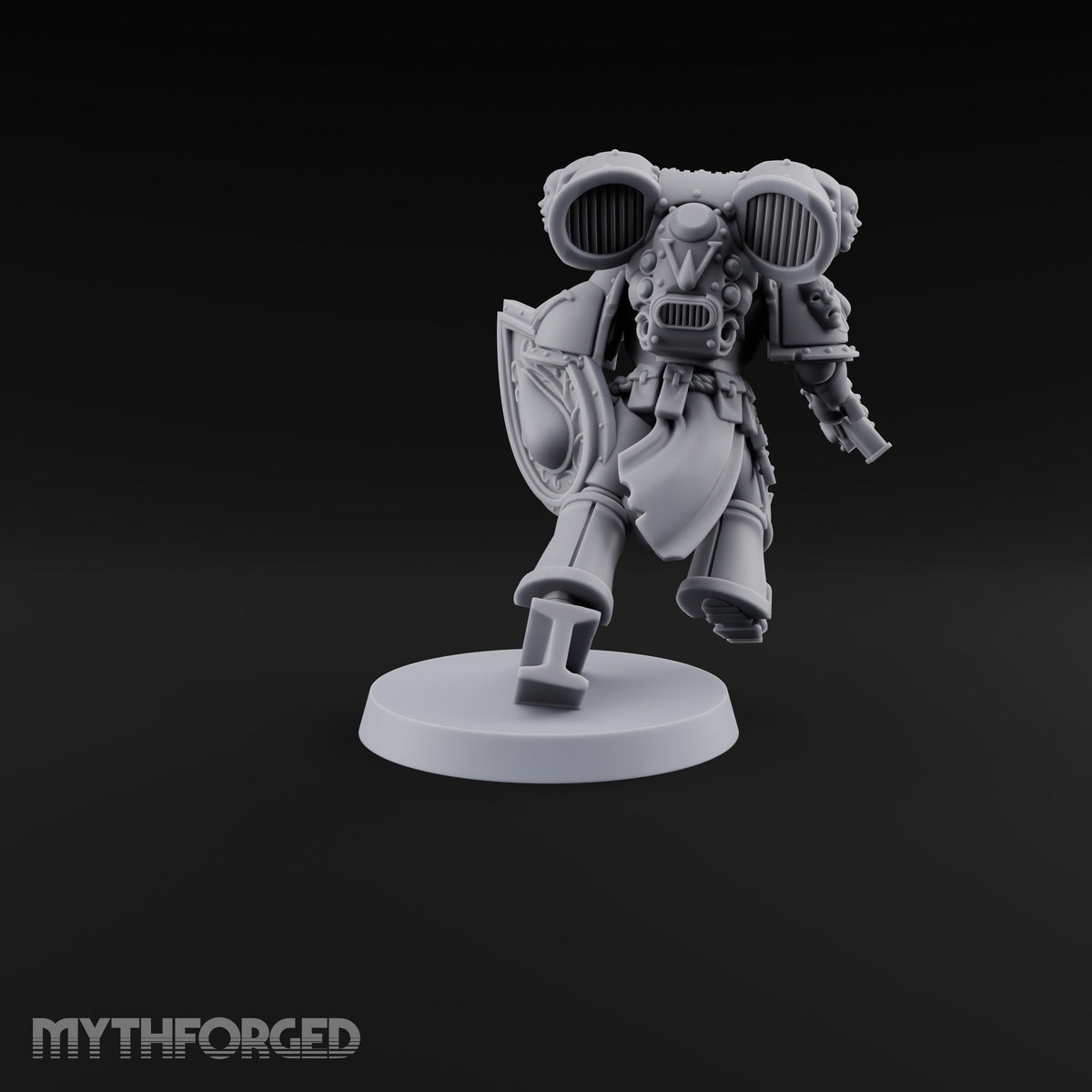 Drop Zone Reached Human Jump Pack Soldier B — Pistol and Shield