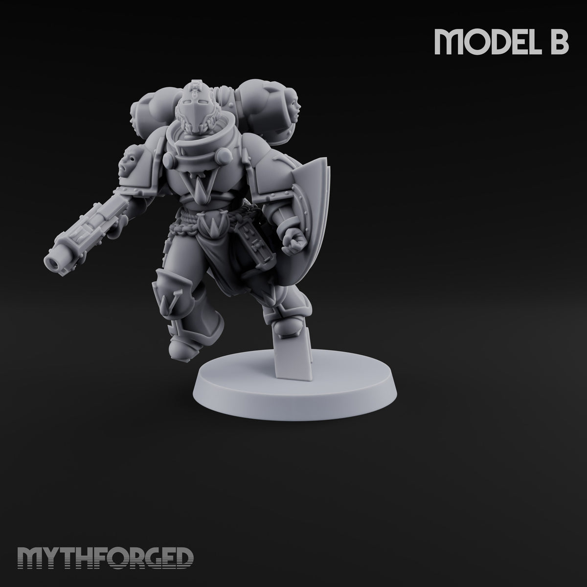 Drop Zone Reached Human Jump Pack Soldiers — B · Pistol and Shield + Greatsword