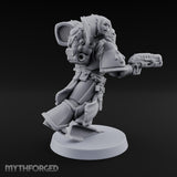 Drop Zone Reached Human Jump Pack Soldier C — Pistol and Power Fist