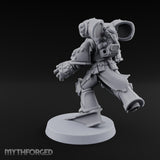 Drop Zone Reached Human Jump Pack Soldier C — Pistol and Power Fist