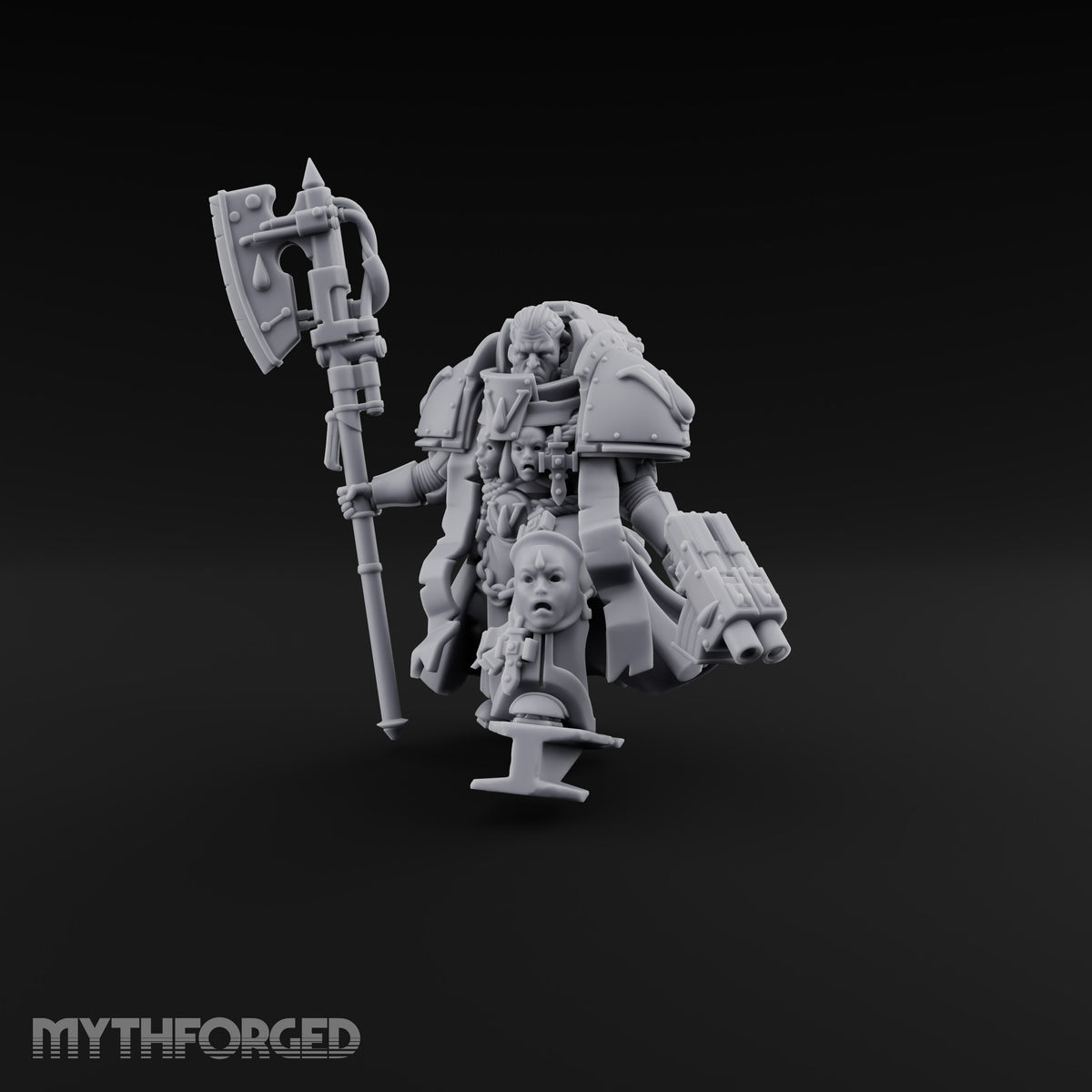 Faces Remember Every Sin Human Armoured Axe and Pistol Warrior — 1