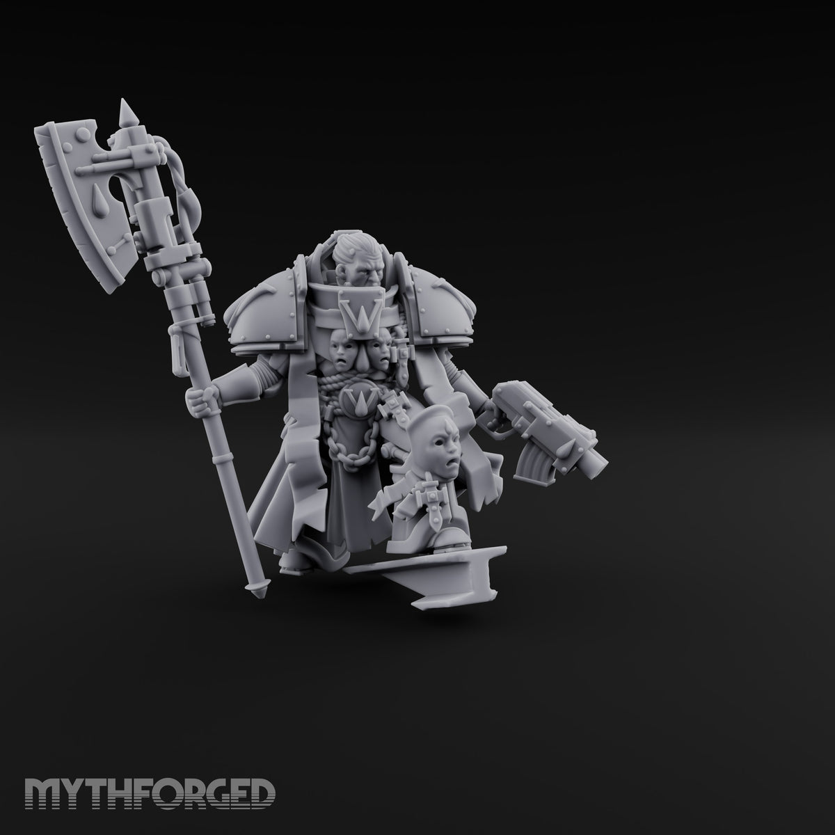 Faces Remember Every Sin Human Armoured Axe and Pistol Warrior — 1