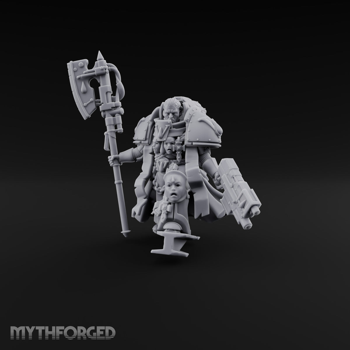 Faces Remember Every Sin Human Armoured Axe and Pistol Warrior — 2
