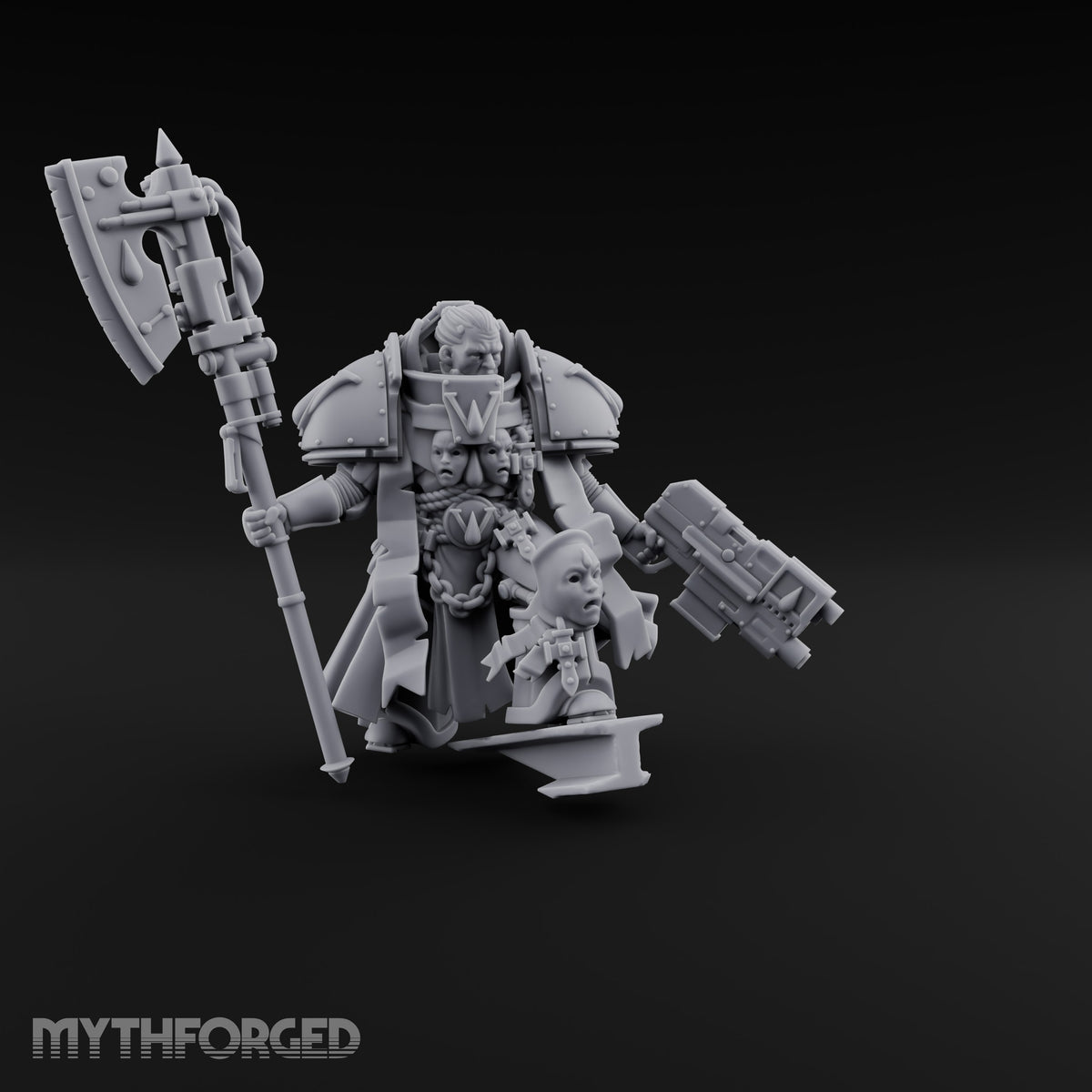 Faces Remember Every Sin Human Armoured Axe and Pistol Warrior — 2